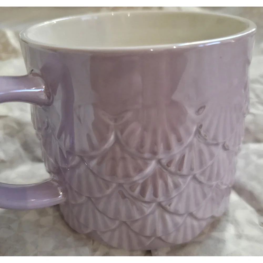 Starbucks Iridescent Mermaid Tail 12oz Coffee/Tea Mug Limited Edition Europe New